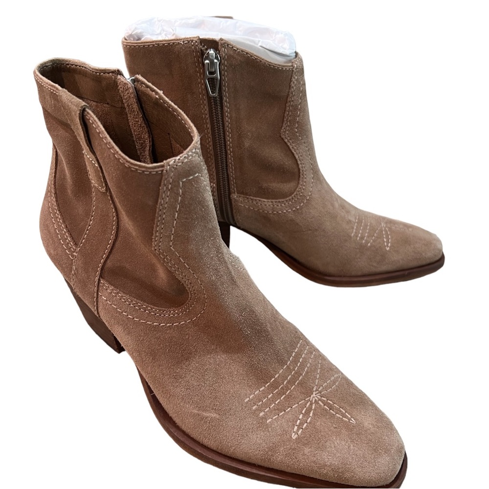 Dolce Vita Silma Tan Cowboy Western Boots Size 8.5 NEW